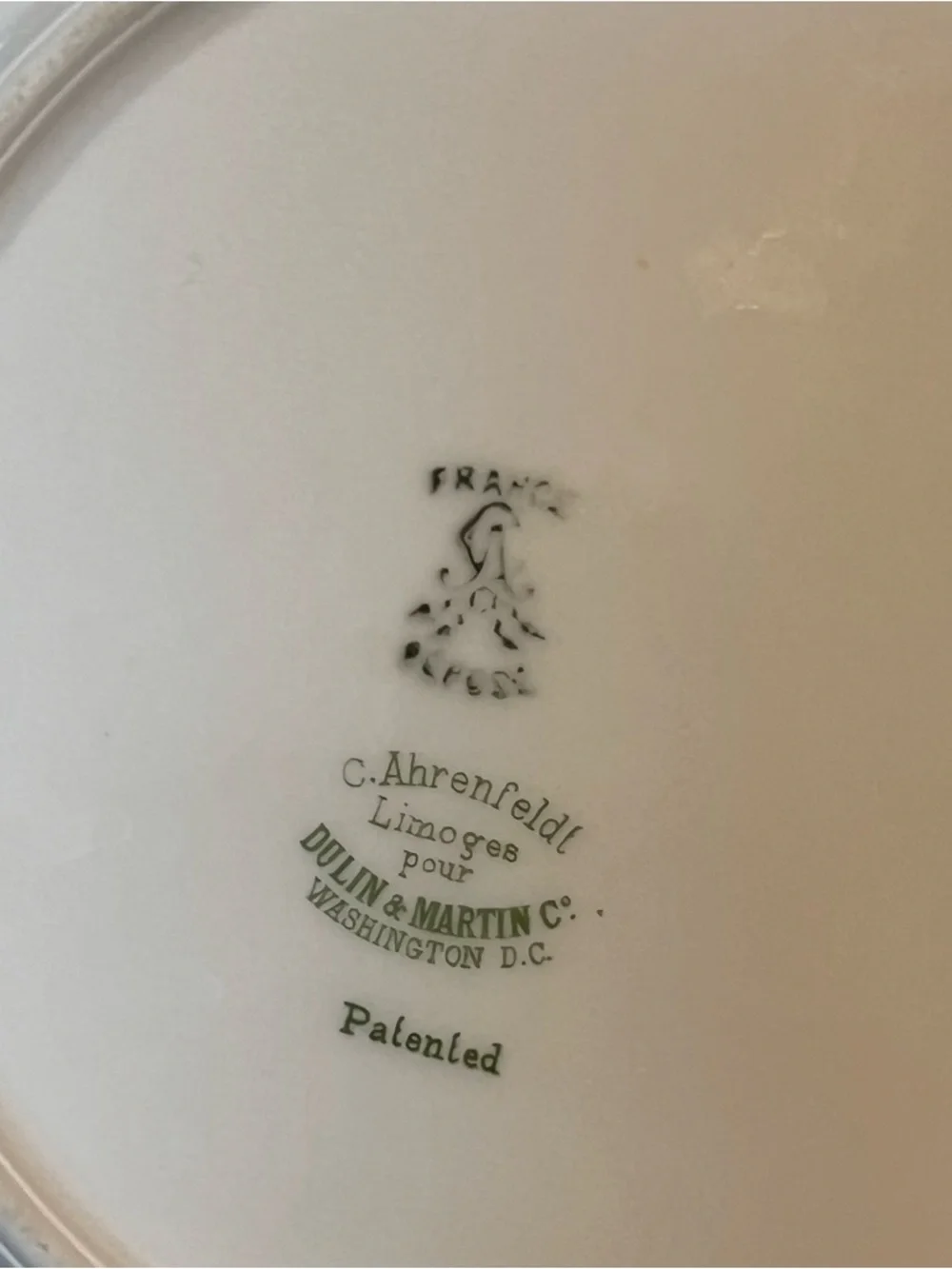 5 Antique Limoges Salad Side Plates – C. Ahrenfeldt Dulin & Martin Gold Floral